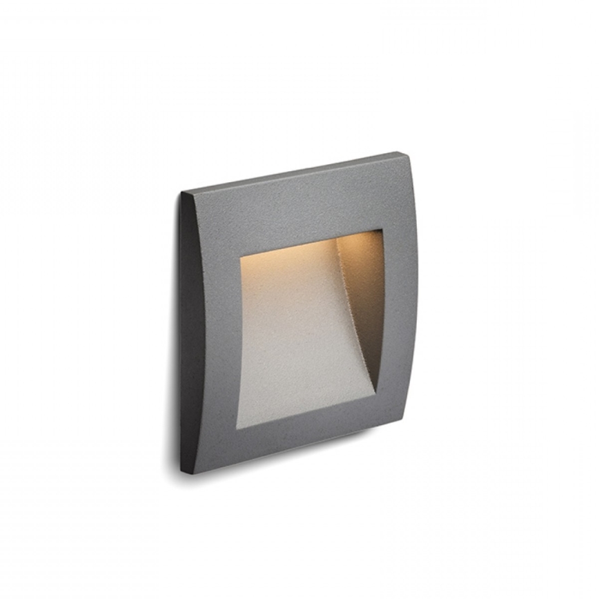 RED - Design Rendl - R12534 - Светодиодный уличный встраиваемый светильник GORDIQ LED/1,5W/230V IP65