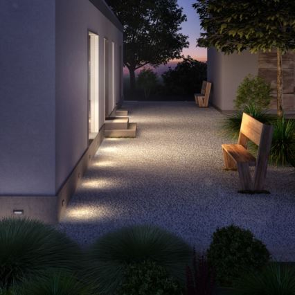 RED - Design Rendl - R12538 - Светодиодный уличный встраиваемый светильник GORDIQ LED/3W/230V IP65