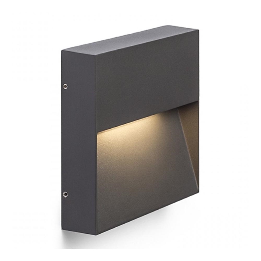RED - Design Rendl - R12544 - Вуличний настінний LED світильник AQILA LED/6W/230V IP54