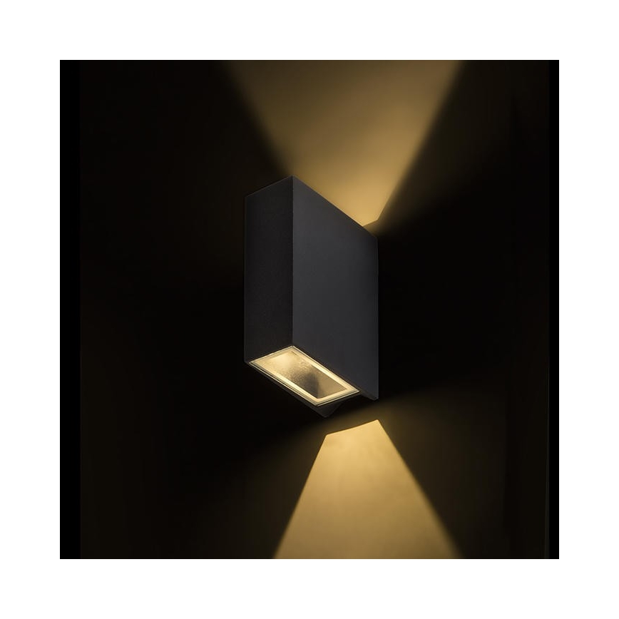 RED - Design Rendl - R12555 - Светодиодный уличный настенный светильник UKKO 2xLED/3W/230V IP54