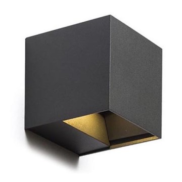 RED - Design Rendl - R12557 - Светодиодный уличный настенный светильник CARRE 2xLED/3W/230V IP54