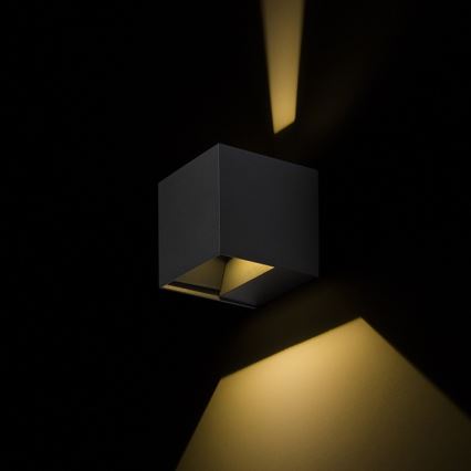 RED - Design Rendl - R12557 - Вуличний настінний LED світильник CARRE 2xLED/3W/230V IP54