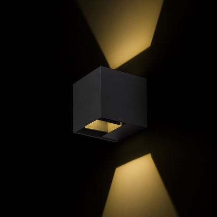RED - Design Rendl - R12557 - Вуличний настінний LED світильник CARRE 2xLED/3W/230V IP54