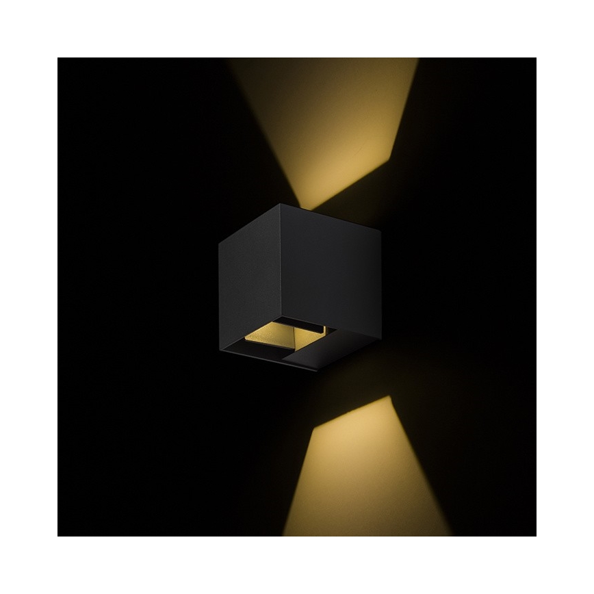 RED - Design Rendl - R12557 - Вуличний настінний LED світильник CARRE 2xLED/3W/230V IP54