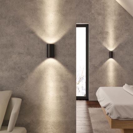 RED - Design Rendl - R12593 - Светодиодный настенный светильник DAFFY LED/6W/230V черный