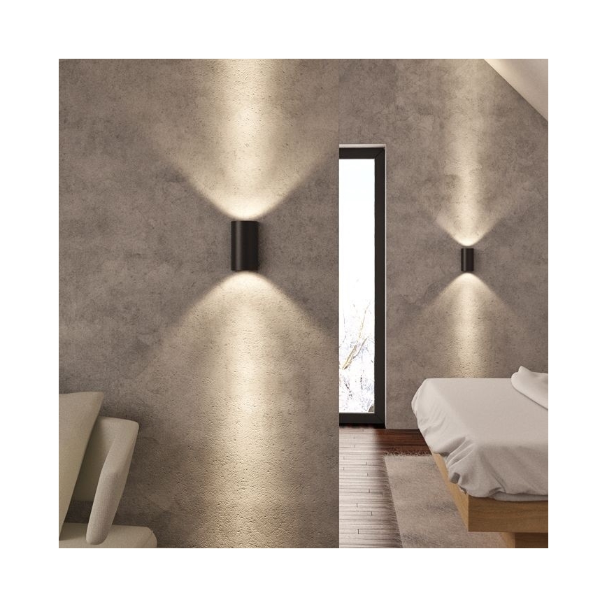 RED - Design Rendl - R12593 - Светодиодный настенный светильник DAFFY LED/6W/230V черный