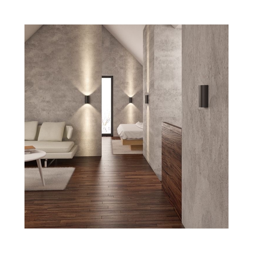 RED - Design Rendl - R12593 - Светодиодный настенный светильник DAFFY LED/6W/230V черный