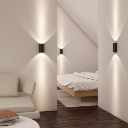 RED - Design Rendl - R12593 - Светодиодный настенный светильник DAFFY LED/6W/230V черный