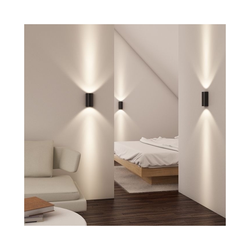 RED - Design Rendl - R12593 - Светодиодный настенный светильник DAFFY LED/6W/230V черный