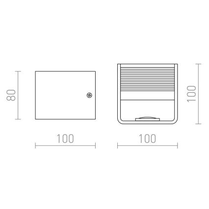 RED - Design Rendl - R12598 - Настінний LED світильник ONYX LED/5W/230V білий