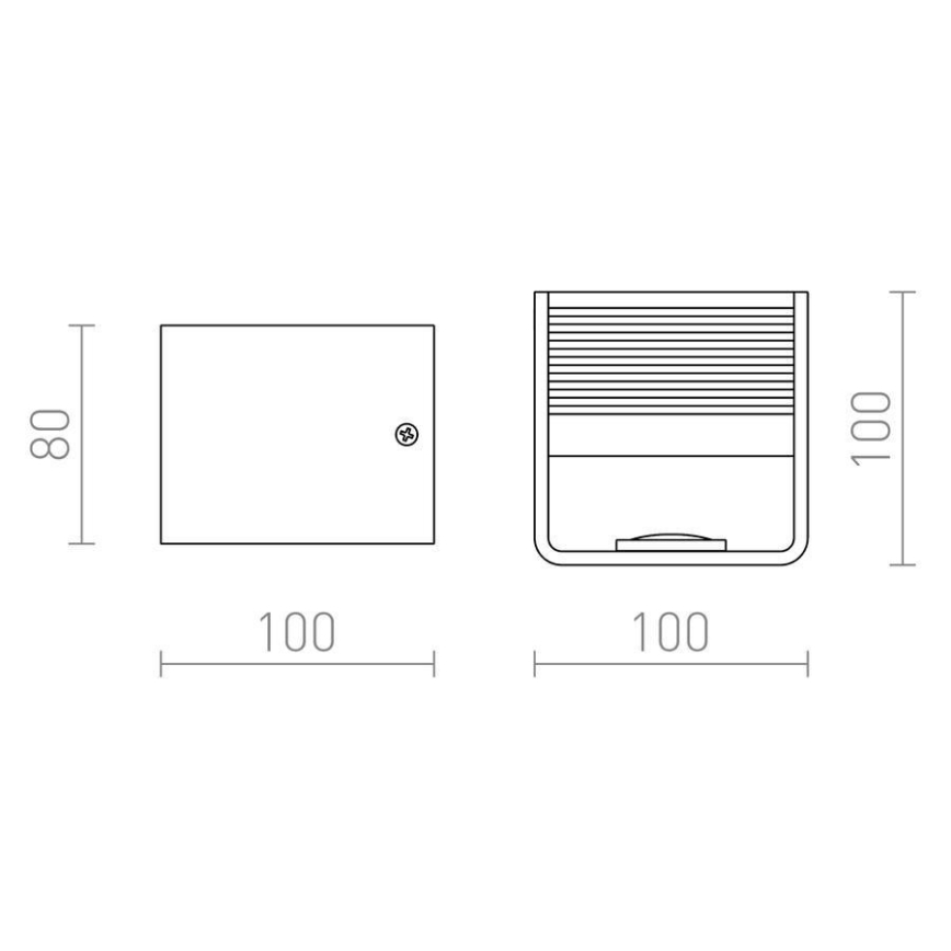 RED - Design Rendl - R12598 - Настінний LED світильник ONYX LED/5W/230V білий