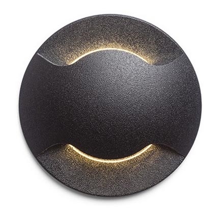 RED - Design Rendl - R12618 - Светодиодный уличный встраиваемый светильник KICK LED/1W/230V IP54