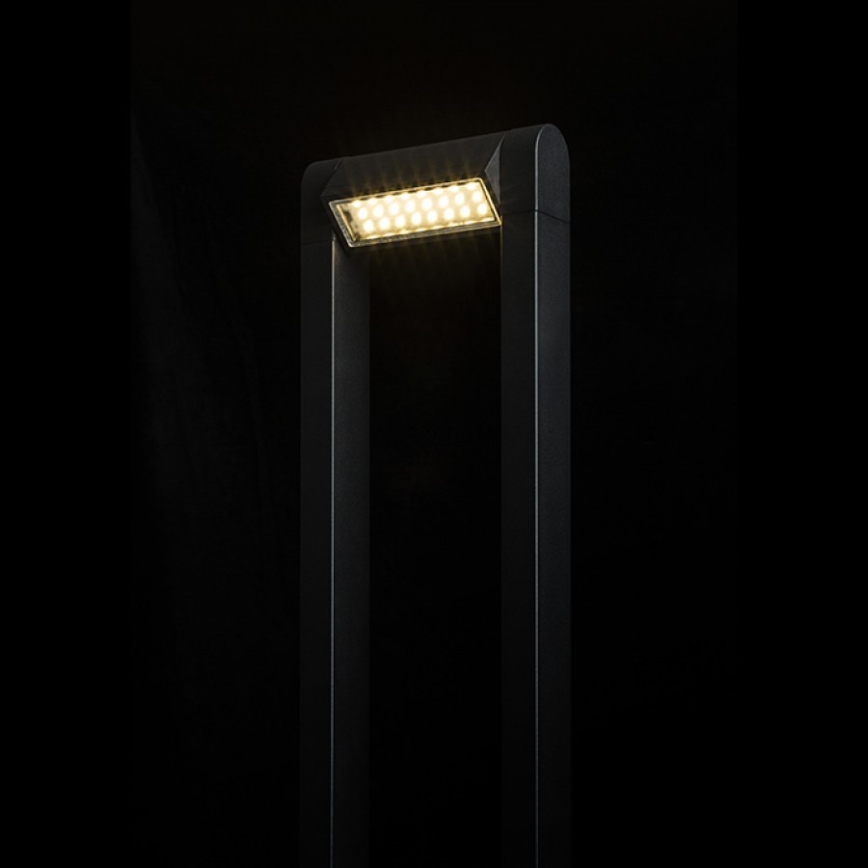 RED - Design Rendl - R12624 - Вулична LED лампа AQUE LED/8W/230V IP54 чорний