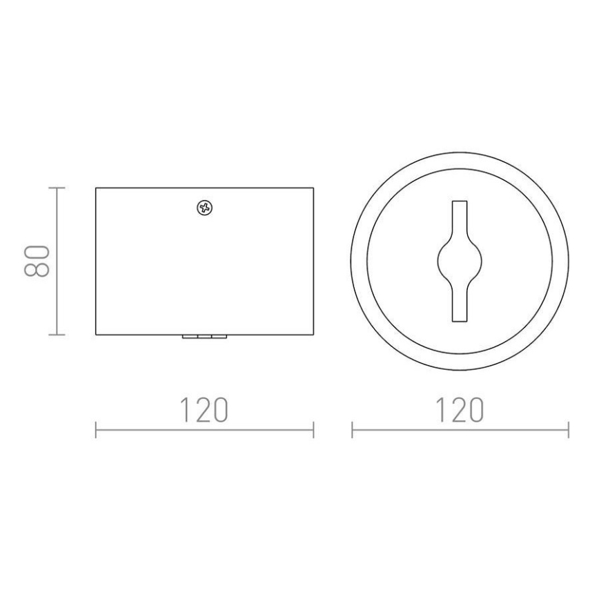 RED - Design Rendl - R12633 - Точковий LED світильник з регулюванням яскравості KELLY LED/15W/230V білий