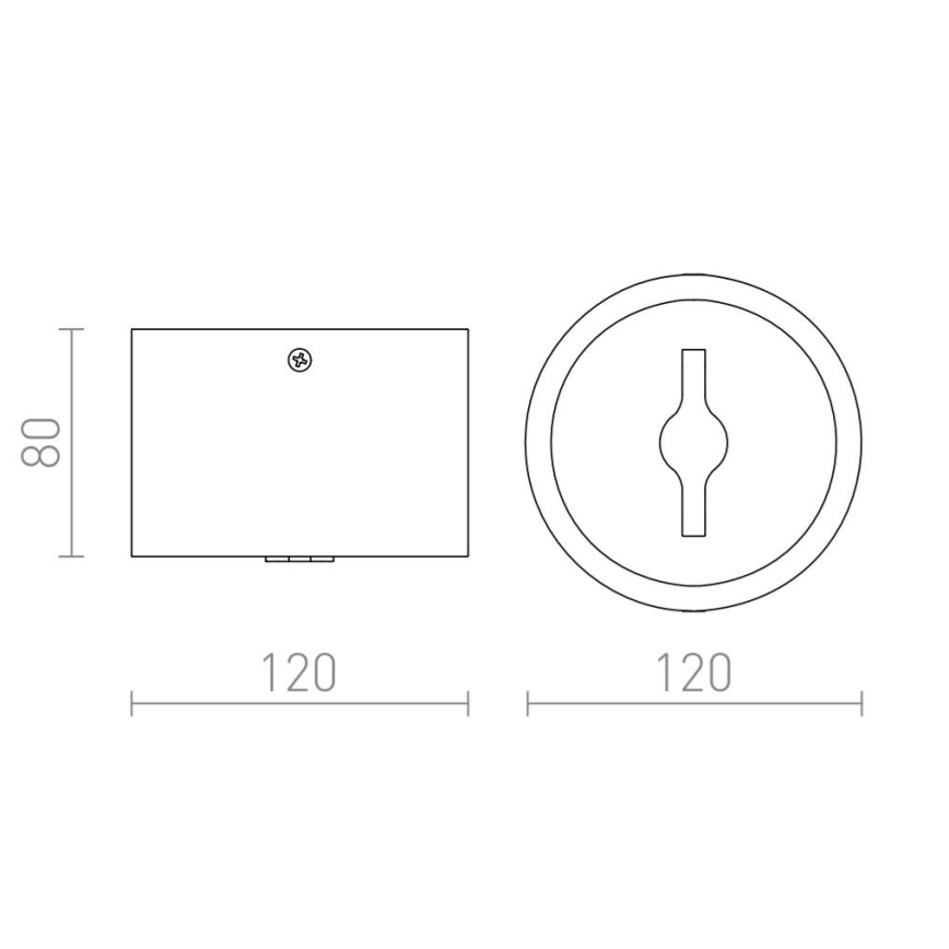 RED - Design Rendl-R12634 - Светодиодный диммируемый точечный светильник KELLY 15W/230V черный