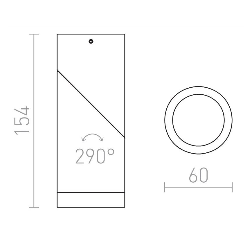 RED - Design Rendl - R12670 - Точковий світильник SNAZZY 1xGU10/35W/230V білий
