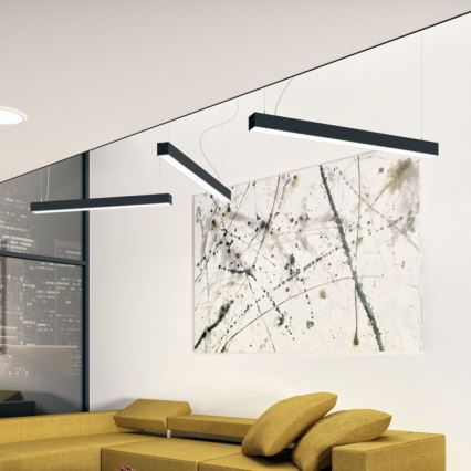 RED - Design Rendl - R12721 - Светодиодная люстра на тросе PESANTE LED/40W/230V черная