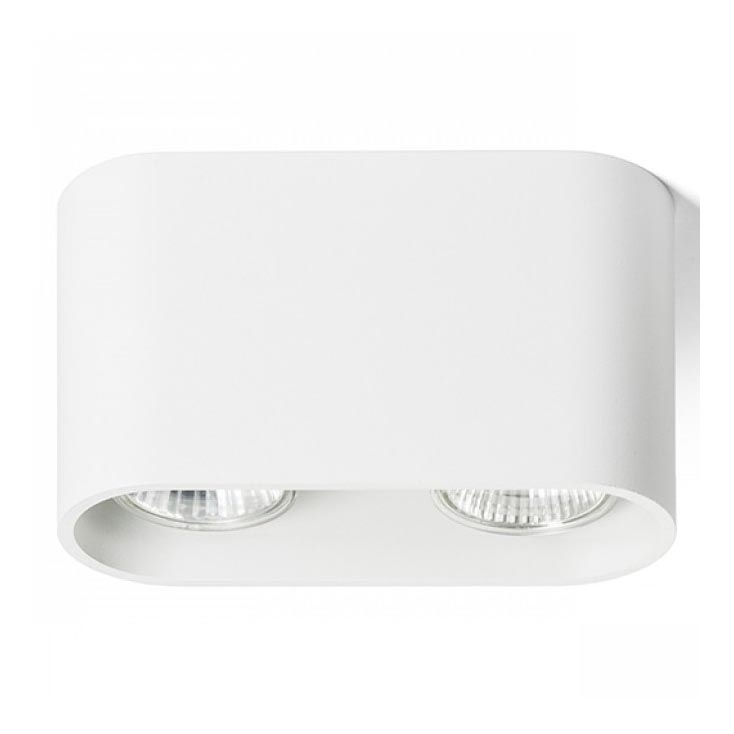RED - Design Rendl - R12732 - Точечный светильник MANTOVA 2xGU10/35W/230V белый