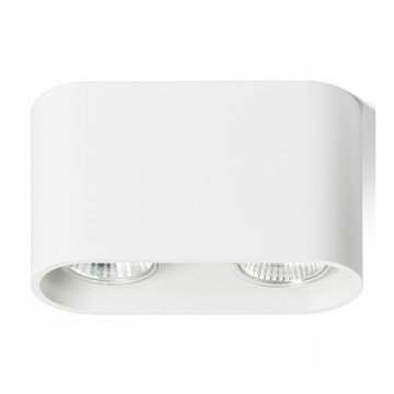 RED - Design Rendl - R12732 - Точковий світильник MANTOVA 2xGU10/35W/230V білий