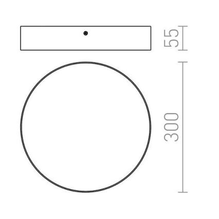 RED - Design Rendl - R12845 - Стельовий LED світильник LARISA LED/30W/230V коричневий