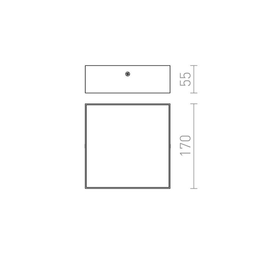 RED - Design Rendl - R12848 - Светодиодный потолочный светильник LARISA LED/15W/230V белый