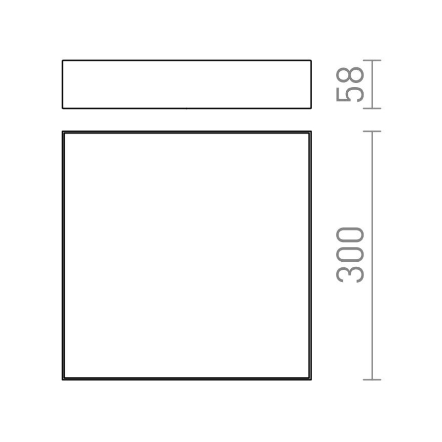 RED - Design Rendl - R12850 - Стельовий LED світильник LARISA LED/30W/230V білий