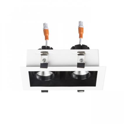 RED - Design Rendl - R12857 - Світлодіодний вбудований світильник BONDY 2xLED/7W/230V