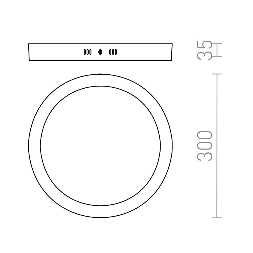 RED - Design Rendl - R12973 - Стельовий LED світильник SOCORRO LED/24W/230V