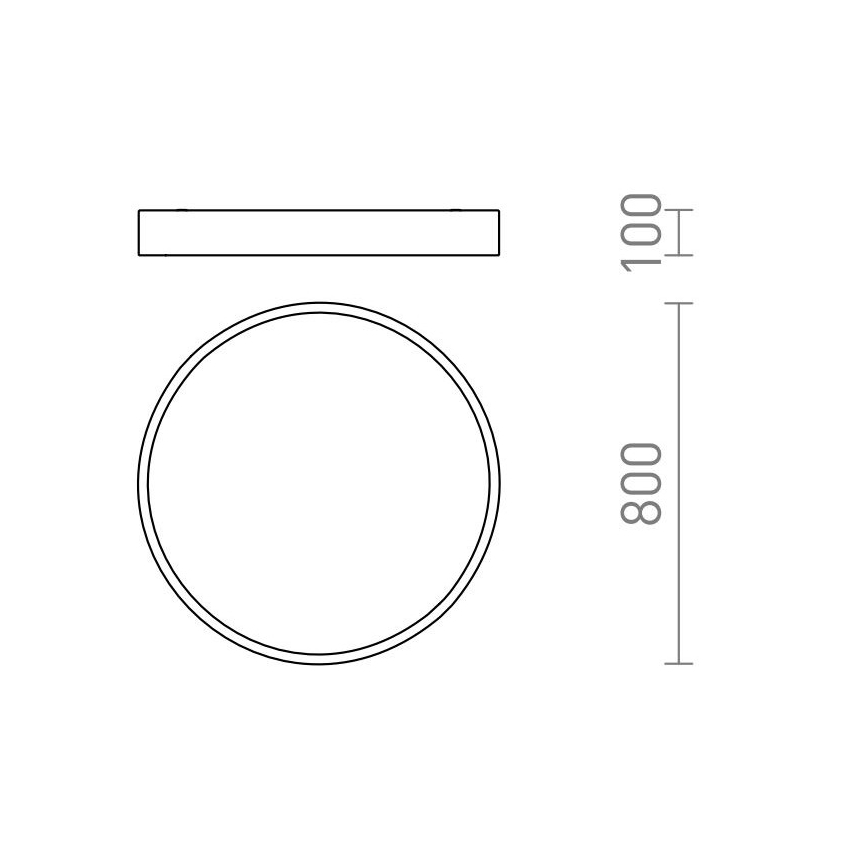 RED - Design Rendl - R13334 - Стельовий LED світильник MEZZO LED/100W/230V білий