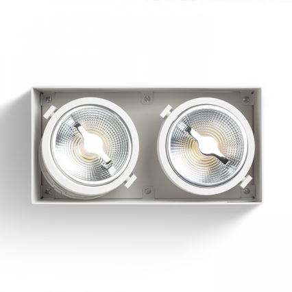 RED - Design Rendl - R13362 - Точковий LED світильник JAMES 2xLED/15W/230V
