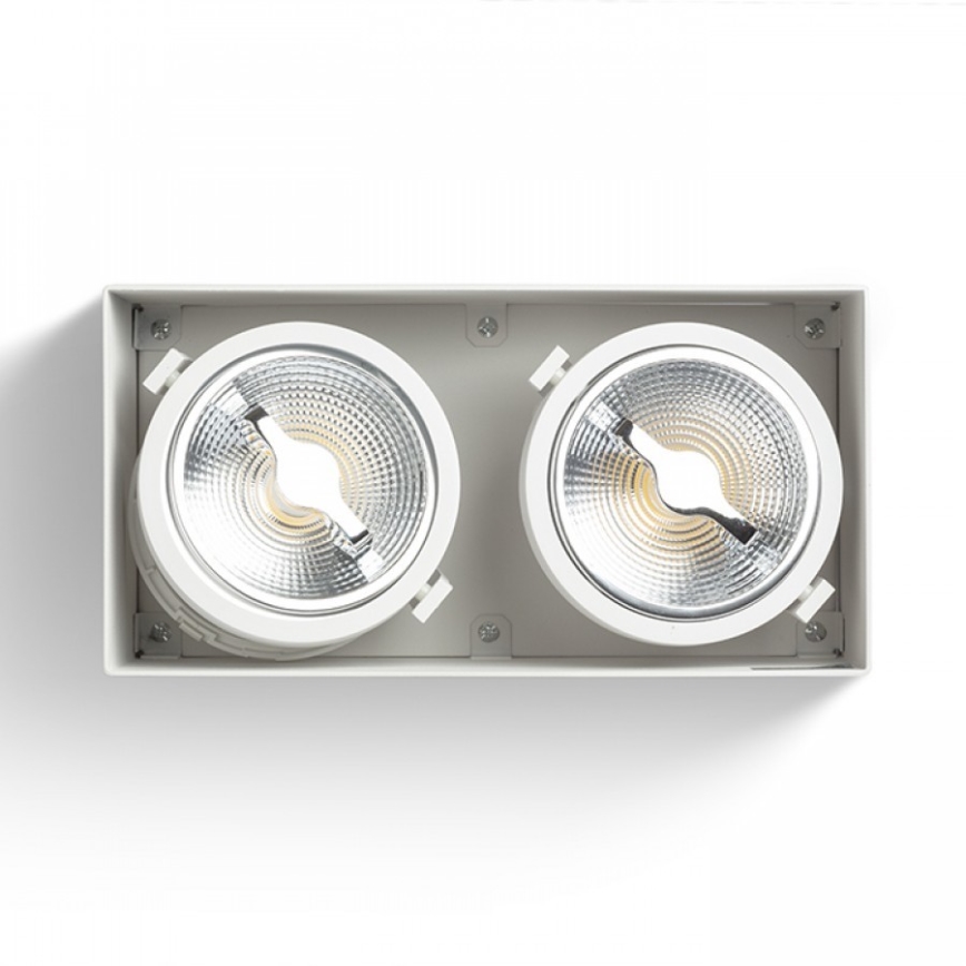 RED - Design Rendl - R13362 - Точковий LED світильник JAMES 2xLED/15W/230V