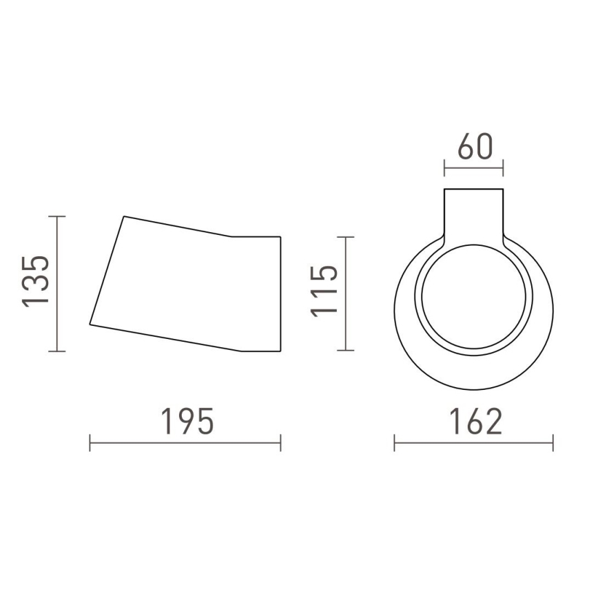RED - Design Rendl - R13520 - Настенный светильник BENITA 1xE14/25W/230V