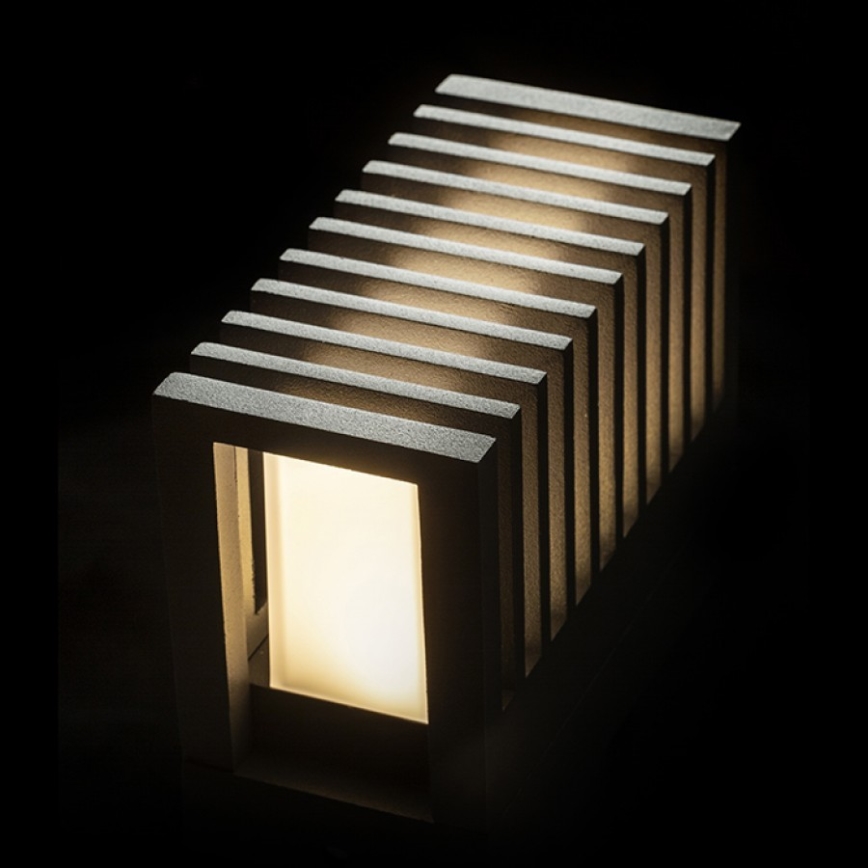 RED - Design Rendl - R13563 - Вуличний настінний LED світильник CLAIRE LED/6W/230V IP54