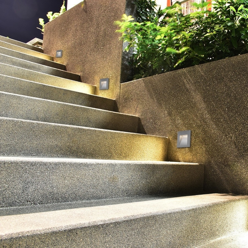 RED - Design Rendl - R12013 - Вуличний вбудований LED світильник TESS LED/3W/230V IP54 білий