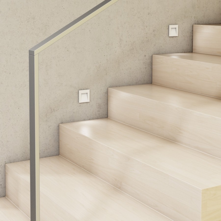 RED - Design Rendl - R12013 - Вуличний вбудований LED світильник TESS LED/3W/230V IP54 білий