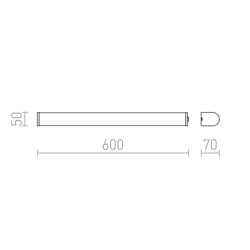 RED - R12901 - Светодиодная подсветка для зеркала в ванной комнате CORAZON LED/15W/230V IP44