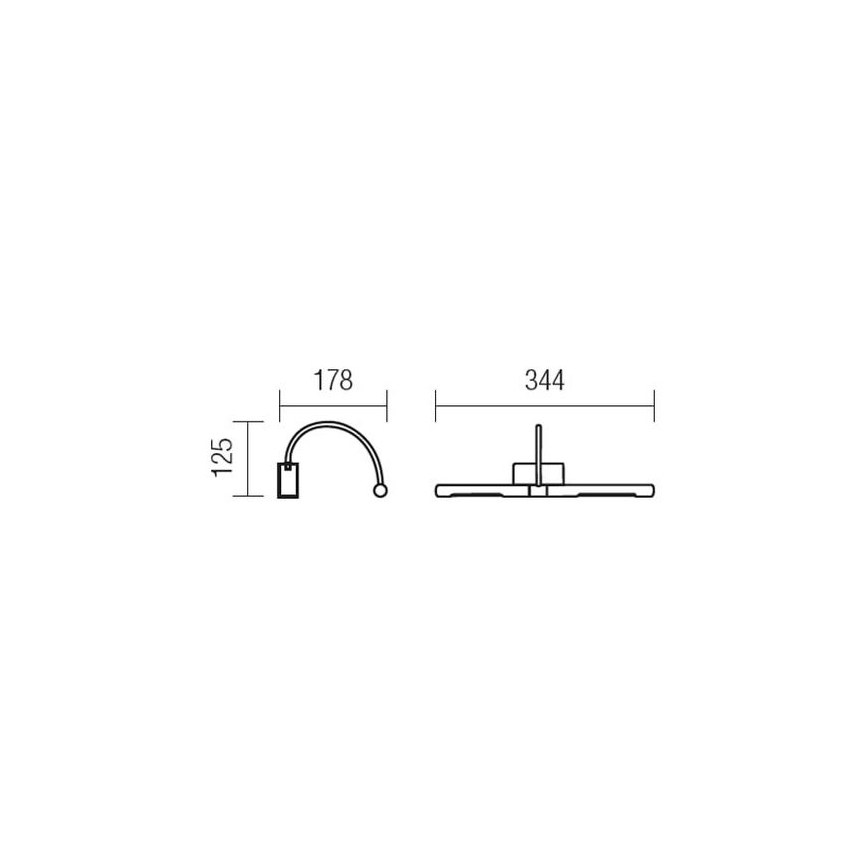 Redo 01-1135 - Светодиодная подсветка для картин KENDO LED/6W/230V 34,4 см блестящий хром