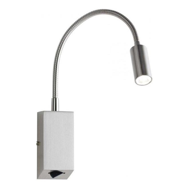 Redo 01-1195 - Светодиодная гибкая маленькая лампа HELLO LED/3W/230V матовый хром