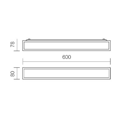 Redo 01-1233 - Настінний світильник для ванної кімнати EGO 3xE14/28W/230V IP44