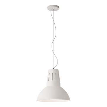 Redo 01-1282 - підвісна люстра PEEP на шнурі 1xE27/42W/230V, діаметр 34,5 см, біла