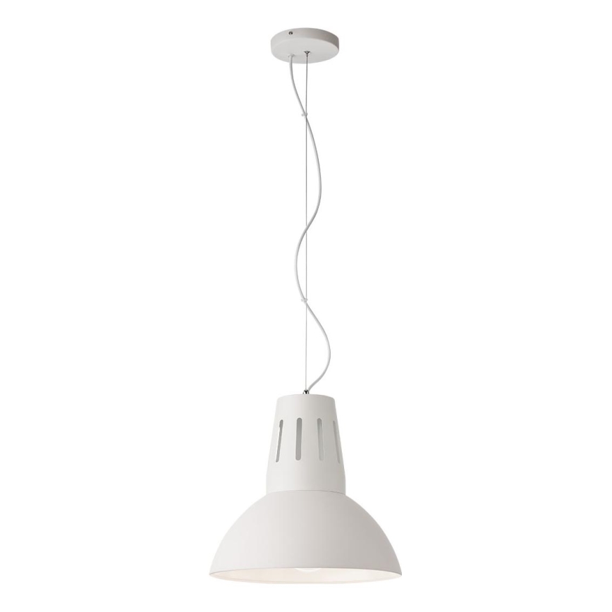 Redo 01-1282 - підвісна люстра PEEP на шнурі 1xE27/42W/230V, діаметр 34,5 см, біла