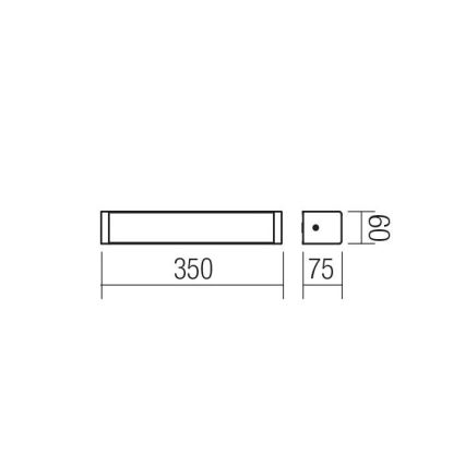 Redo 01-1423 - Светодиодный настенный светильник для ванной комнаты LEDO LED/8W/230V IP44