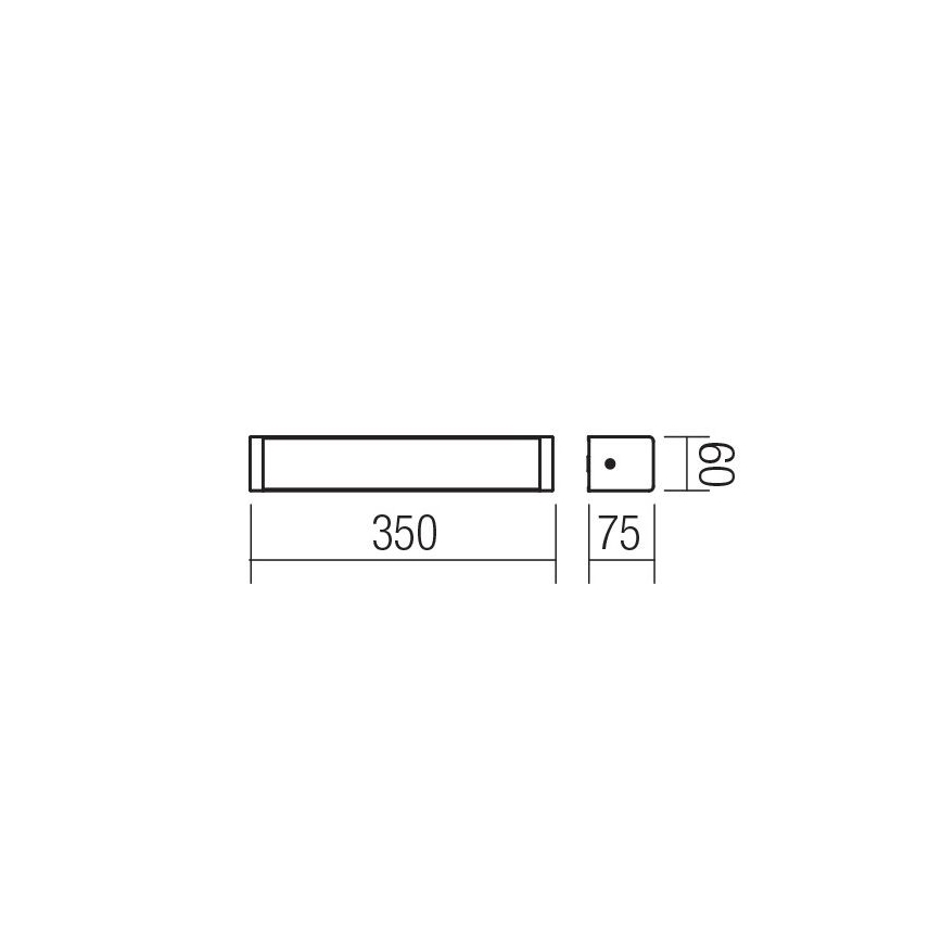 Redo 01-1423 - Светодиодный настенный светильник для ванной комнаты LEDO LED/8W/230V IP44