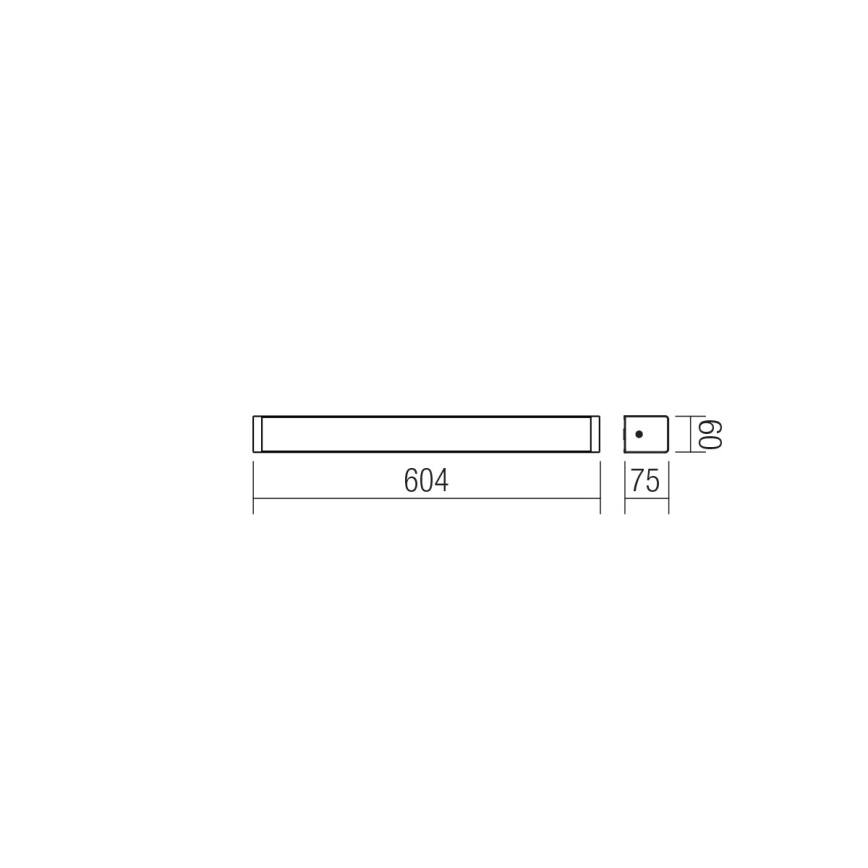 Redo 01-1424 - Светодиодный настенный светильник для ванной комнаты LEDO 1xLED/16W/230V IP44