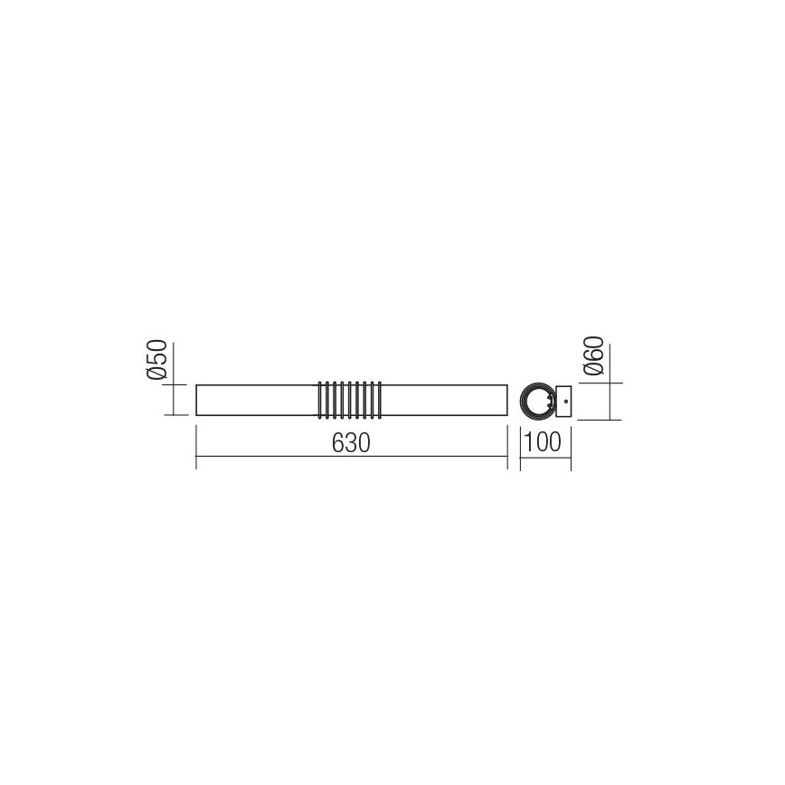 Redo 01-1431 - Світлодіодний настінний світильник AVANCE LED/14W/230V 63 см білий