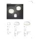 Redo 01-1454 - Світлодіодний стельовий світильник для ванної кімнати NAJI LED/18W/230V діаметр 35 см IP44