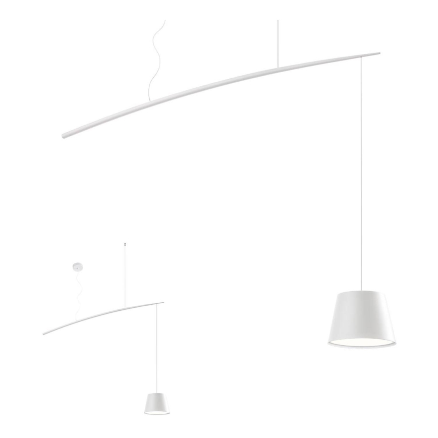 Redo 01-1497 - Світлодіодна підвісна люстра LOLLI LED/6W/230V білий
