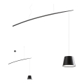 Redo 01-1498 - Светодиодная подвесная люстра LOLLI LED/6W/230V черный
