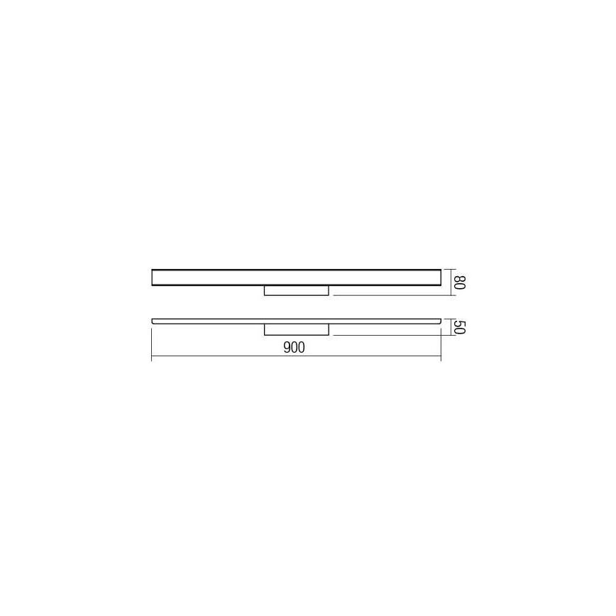 Redo 01-1527 - Светодиодная подсветка для зеркала в ванной комнате DAO 1xLED/36W/230V IP44