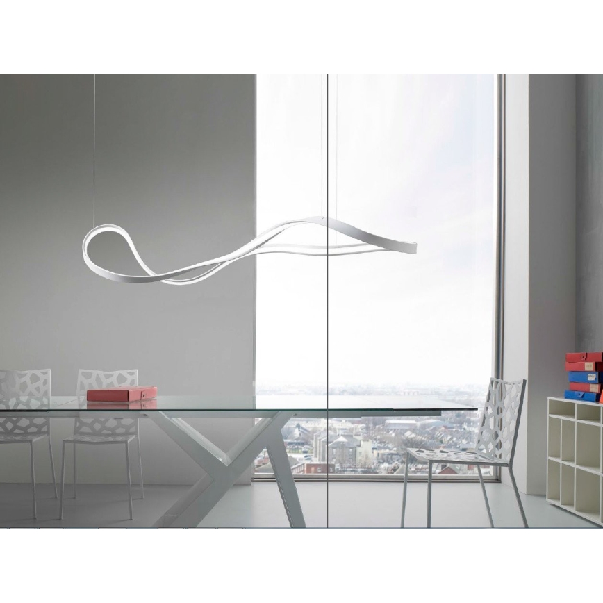 Redo 01-1531 - Светодиодная люстра на тросе NUBO LED/43W/230V белая